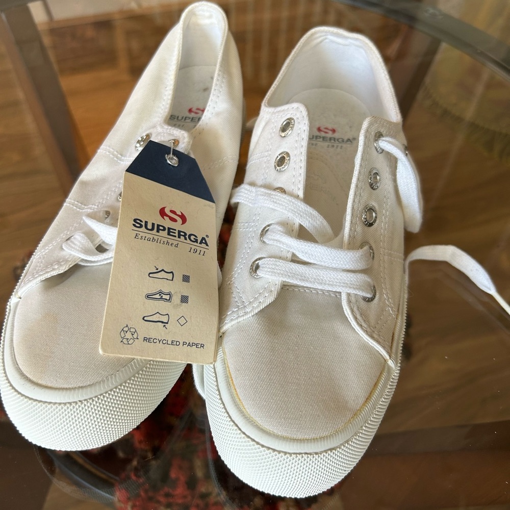 Superga White Sneakers Brand New